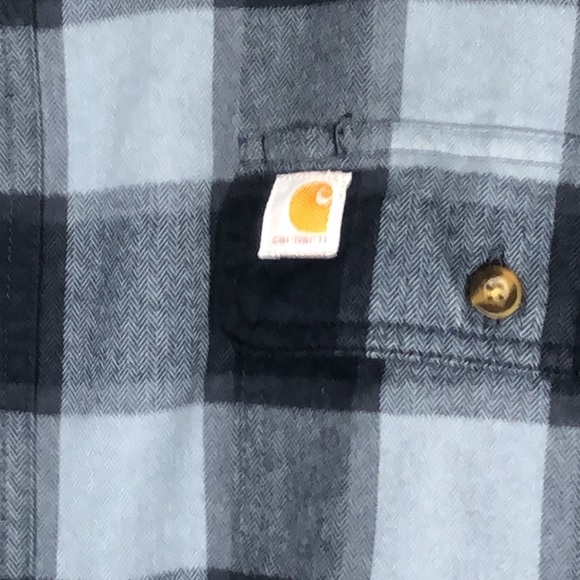 Carhartt Workwear: Men's 103822 437 Hubbard Flannel LS Shirt - Picture 4 of 6